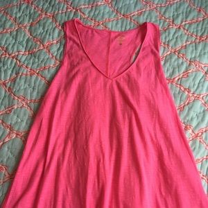 VGUC Tiki Pink Luxletic Anisa tank Size XL